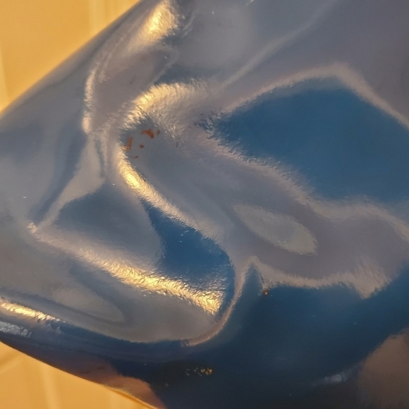 Dooney & Bourke Blue Large Shopper's Tote, colorful, shiny, Versatile - Picture 12 of 12